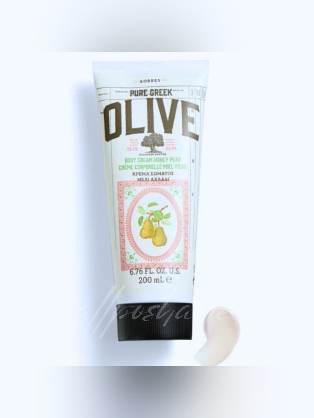 Korres Pure Greek Olive Body Cream Honey Pear